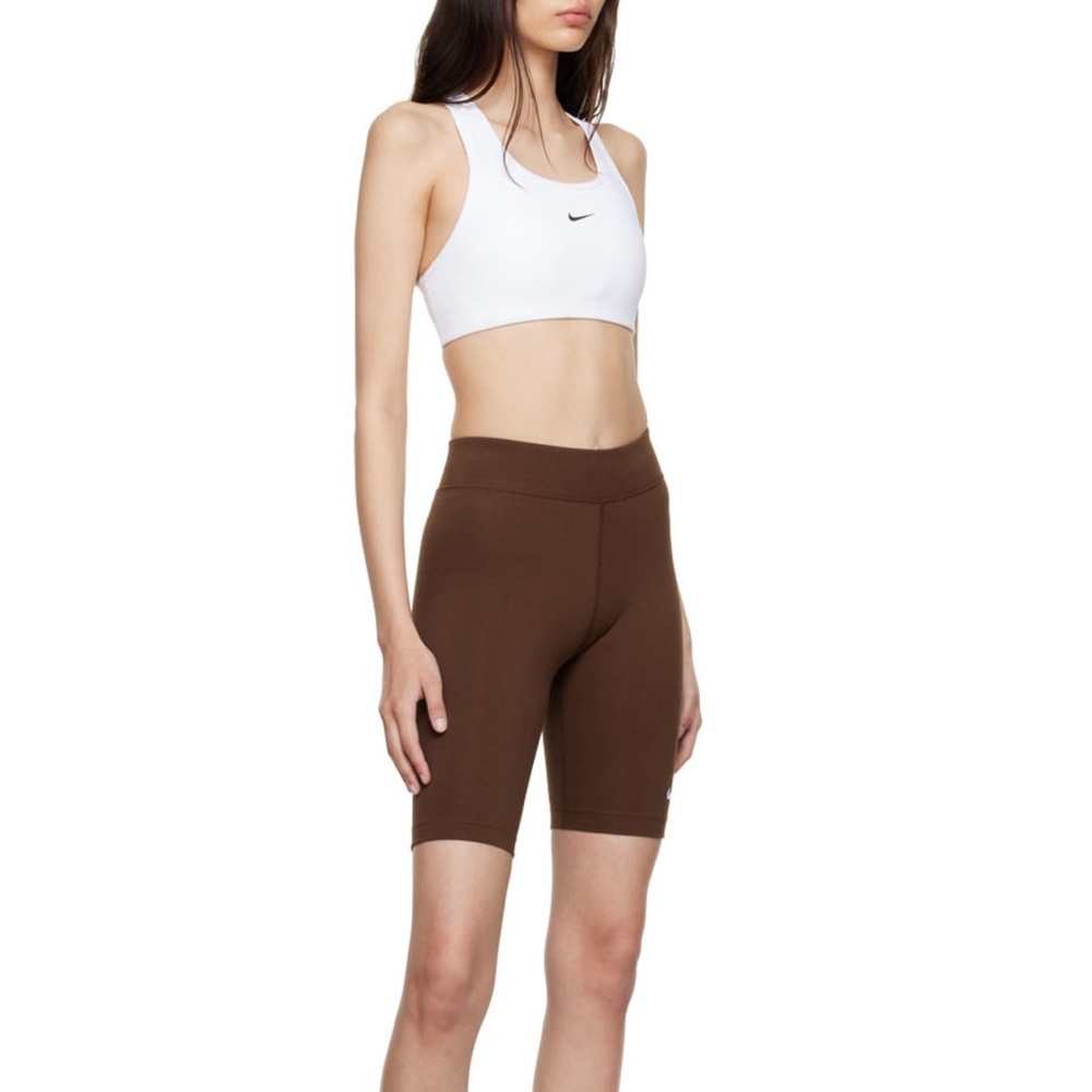 Nike Brown Cotton Bike Shorts